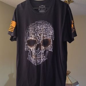 Grunt Style Weapon Skull T-Shirt sz L